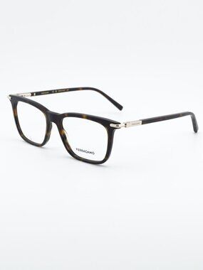 Salvatore Ferragamo SF3007 242 Eyeglasses Dark Havana 53mm Square Frame